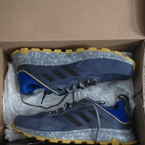 Adidas Response Trail Men's Blue and Yellow Running Shoes Size 13
